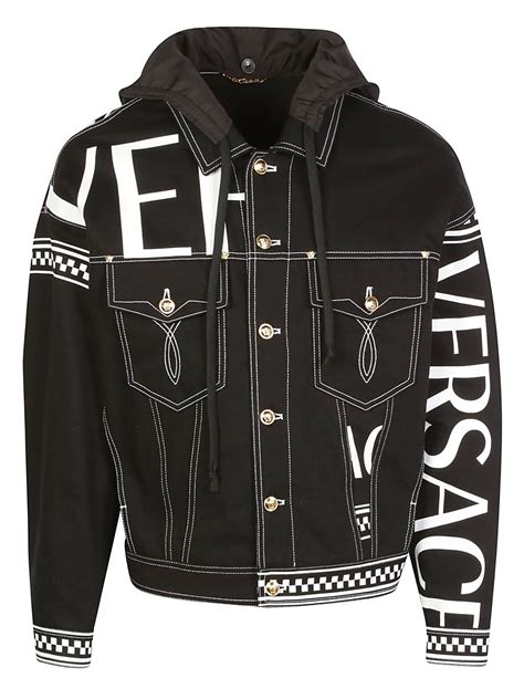 versace jacket for man|Versace denim jacket.